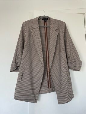 Rachel Zoe Houndstooth Blazer